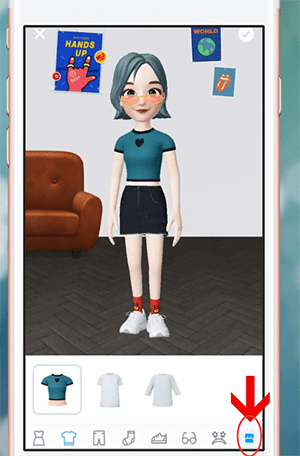 ZEPETO中换衣服的具体操作步骤