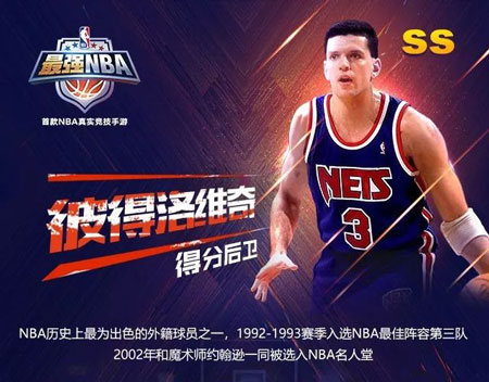 最强NBA彼得洛维奇属性详解