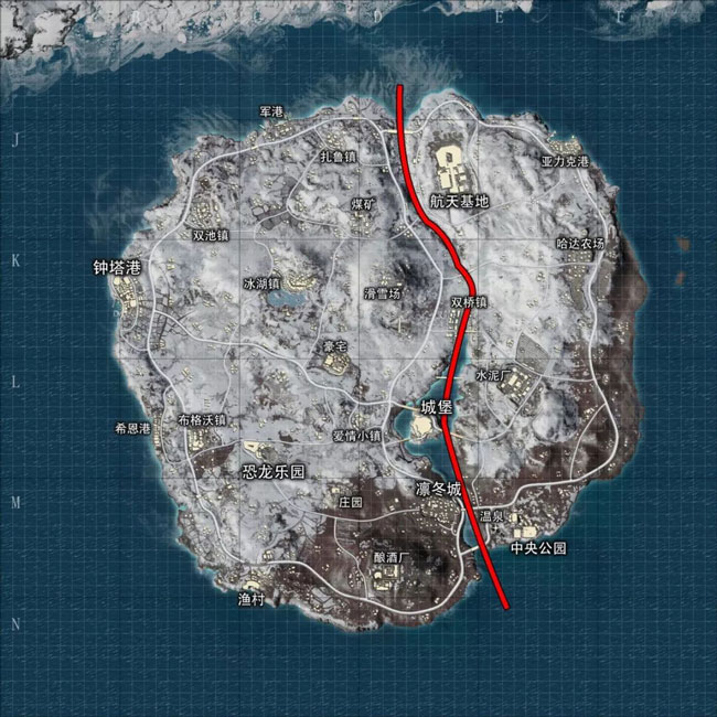 绝地求生刺激战场雪地地图维寒迪点位分析