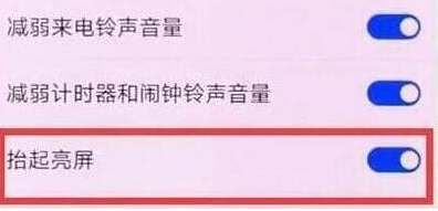 华为畅享9设置抬手亮屏的具体步骤介绍