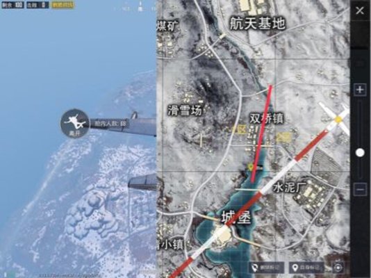 绝地求生刺激战场雪地双桥镇资源分析