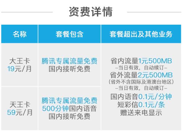 腾讯天王卡如何申请办理 腾讯天王卡申请办理地址入口