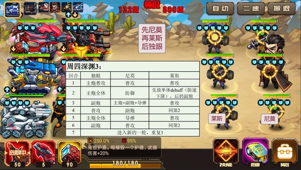 合金机兵深渊3周一到周五打法攻略