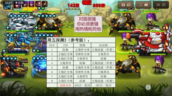 合金机兵深渊3周一到周五打法攻略