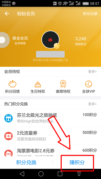 蚂蚁积分可以做什么 蚂蚁积分怎么才能提升