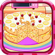 Cooking banana split cake