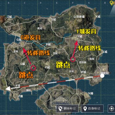 绝地求生刺激战场开局选点攻略