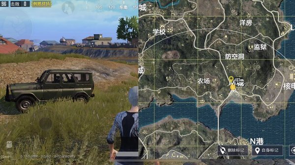 绝地求生刺激战场M城刷车点在哪？