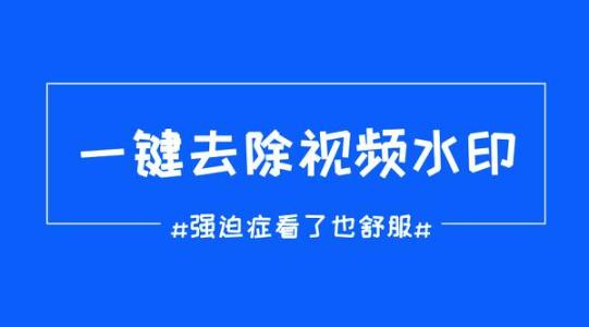 一键去水印软件具体使用流程介绍
