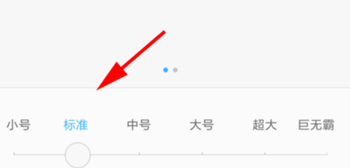 小米play中重新设置字体大小的具体操作步骤
