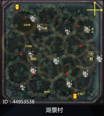 第五人格S5赛季全地图电机地窖逃生门平面图