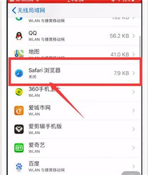 苹果手机中自带浏览器联网的具体操作方法