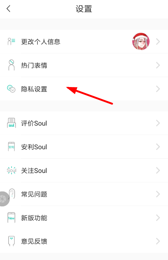 soul中开启通讯录便白名单的具体操作方法