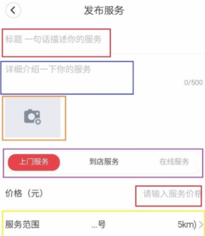58到家中发布信息及店铺的详细操作过程