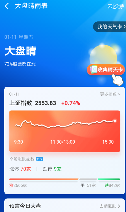 支付宝中玩集天气合成红包的具体操作步骤