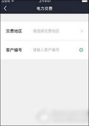 电e宝中缴用电费用的具体操作步骤