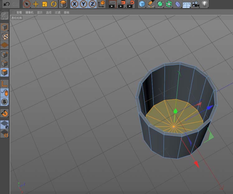 使用C4D建模杯子的具体操作流程