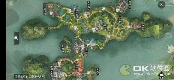 2019楚留香2月25日坐观万象位置一览