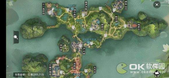 2019楚留香2月25日坐观万象位置一览
