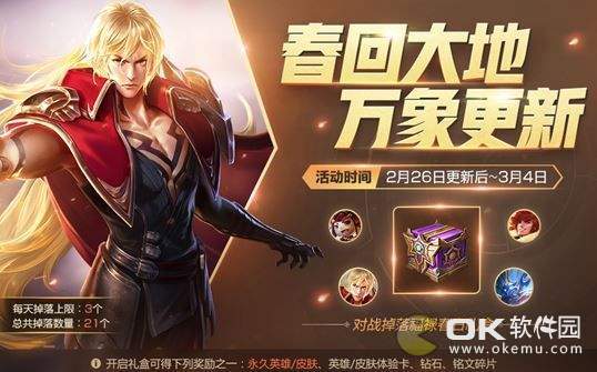 王者荣耀福禄春日礼盒：可获得21个