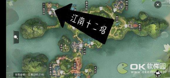 2019楚留香2.26坐观万象坐标一览