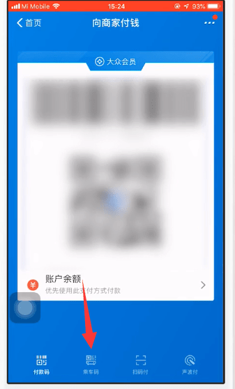 支付宝中付款坐地铁费用的具体操作步骤