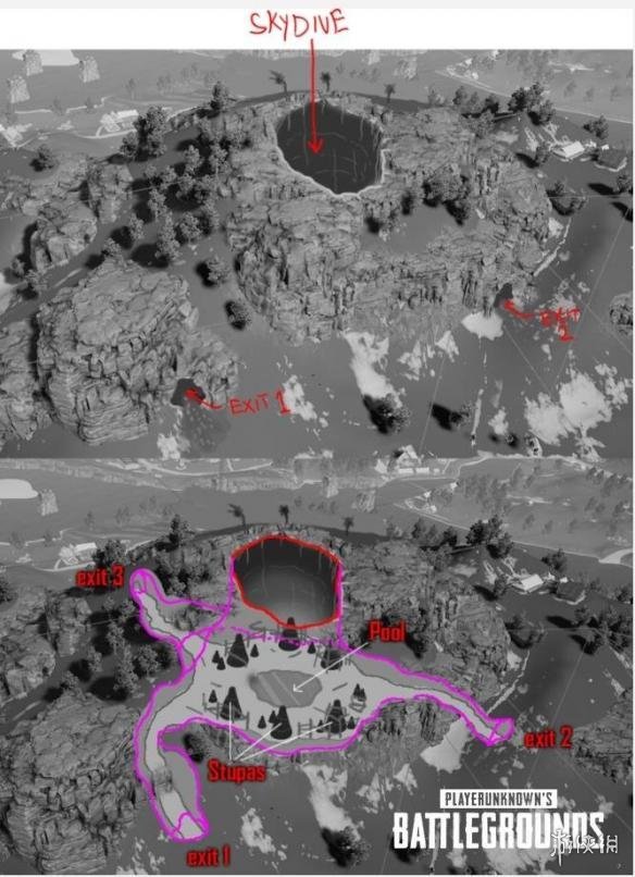 绝地求生地下洞穴位置在哪？绝地求生新载具嘟嘟车介绍