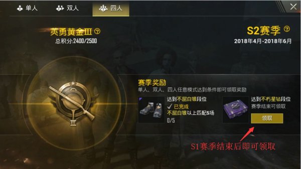 绝地求生刺激战场S1奖励是什么 绝地求生刺激战场S1奖励一览
