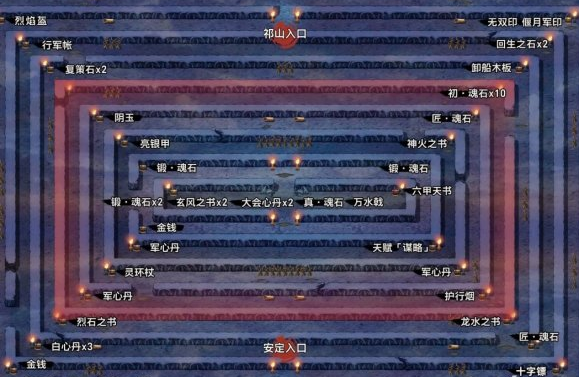 吞食孔明传六甲天书位置一览