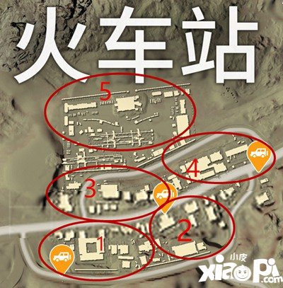 绝地求生刺激战场沙漠火车站资源点介绍