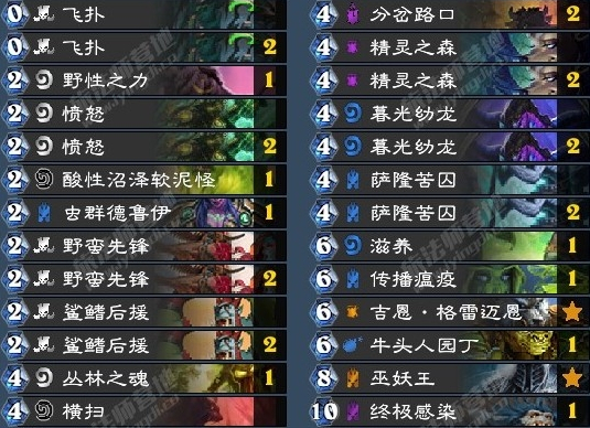 炉石传说拉斯塔哈的大乱斗超生偶数德卡组搭配推荐