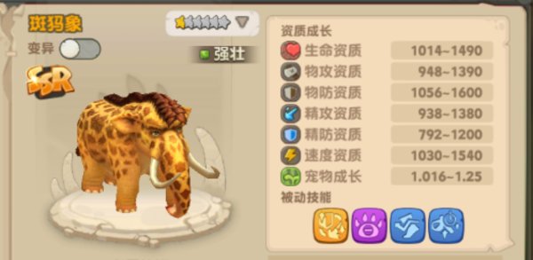 疯狂原始人斑犸象怎么样