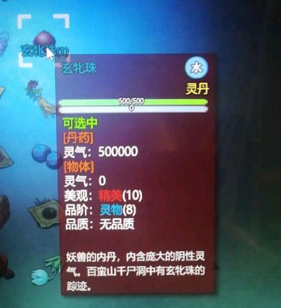 了不起的修仙模拟器玄牝珠作用介绍