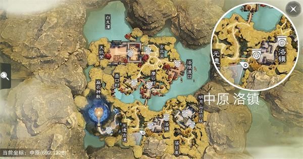 2019楚留香3月4日打坐地点坐标一览