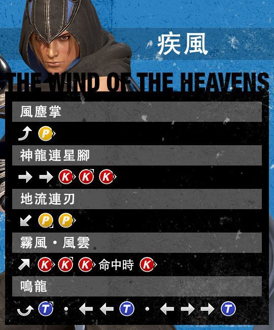 死或生6部分角色出招按键详解