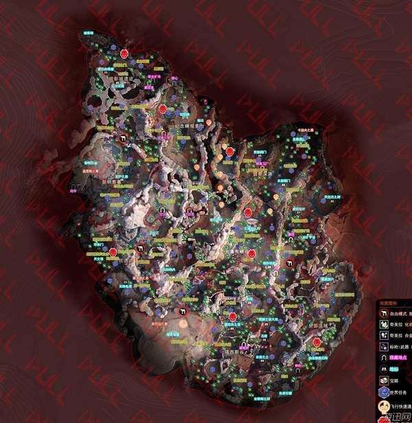 圣歌自由模式全地图标注汇总 资源及随机事件分布一览