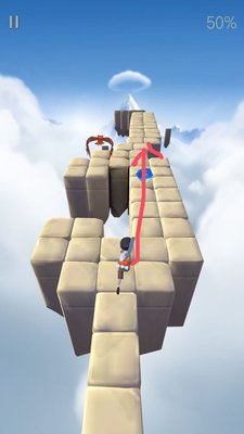滚动的天空2第一关第六颗钻石怎么拿