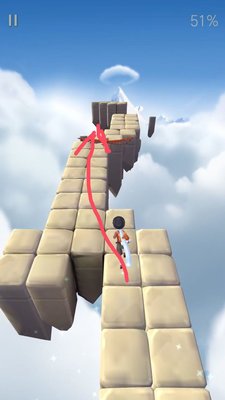 滚动的天空2第一关第六颗钻石怎么拿