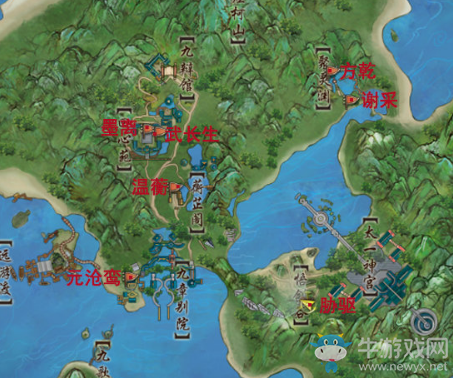 剑网3蓬莱作揖成就攻略 剑网3蓬莱作揖成就位置汇总