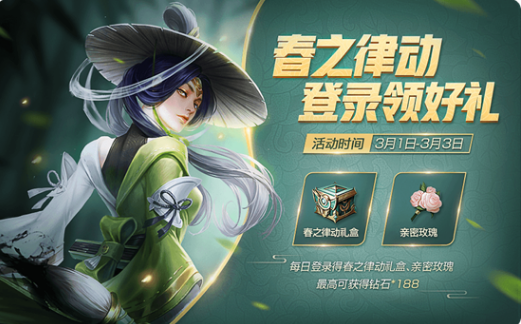 王者荣耀春之律动礼盒怎么得春之律动礼盒能开出什么
