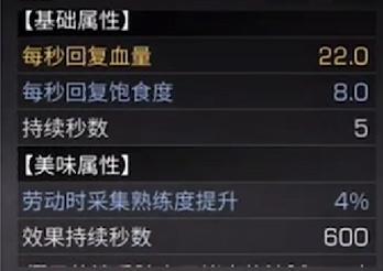 明日之后椰香烤肉怎么做 椰香烤肉功效介绍