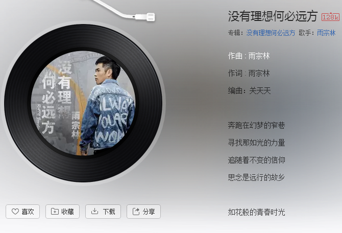 抖音没有理想何必远方是什么歌 歌名、歌词分享