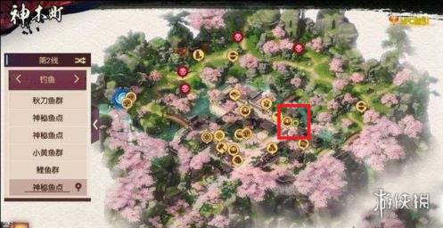 侍魂：胧月传说神秘鱼点怎么钓鱼 神秘鱼点钓鱼方法