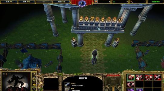魔兽争霸3绿色循环圈神幻塔打法心得分享