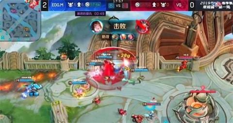 王者荣耀VG首战被EDGM零封 浪浪干将伤害破记录