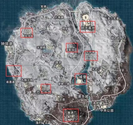刺激战场雪地年兽位置在哪