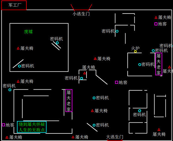 第五人格地图平面图汇总 第五人格全地图上帝视角一览
