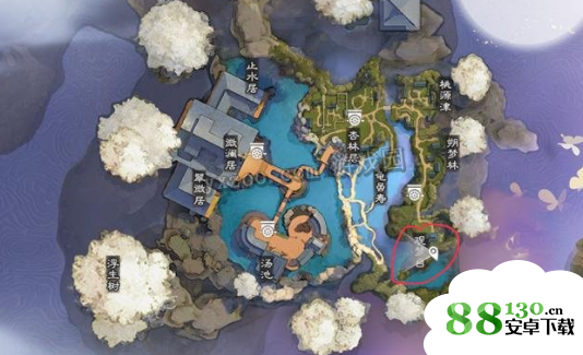 楚留香手游4月25日打坐地点|楚留香手游4月25日打坐地点坐观万象位置坐标地点
