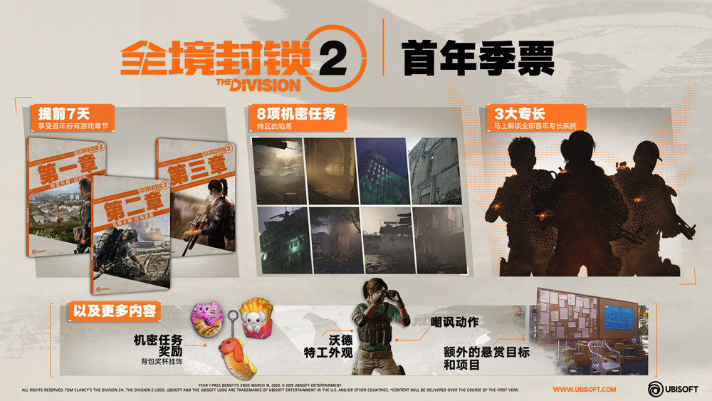 全境封锁2首年季票是什么？首年季票作用详解