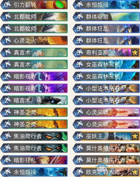 《炉石传说》拉斯塔哈的大乱斗月初上分墙牧卡组推荐